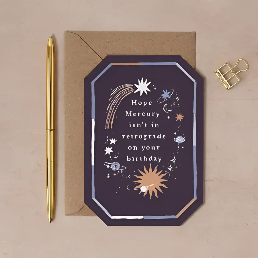 Greeting Card #K002 - Hope Mercury Retrograde Isn’t