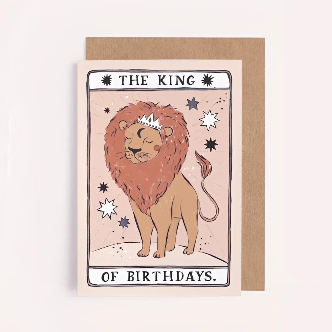 Greeting Card #K002 - The King of Birthdays - $6.95