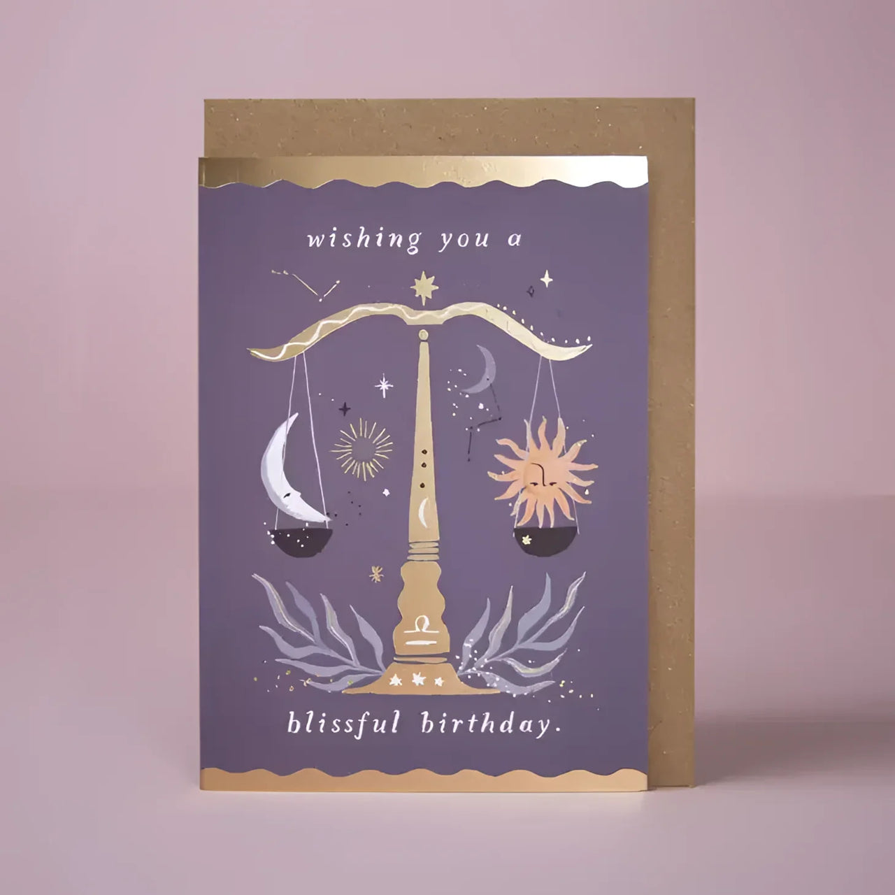 Greeting Card #K002 - Libra Zodiac Birthday - $6.95