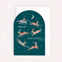 Greeting Card #K002 - Reindeer Christmas - $6.95
