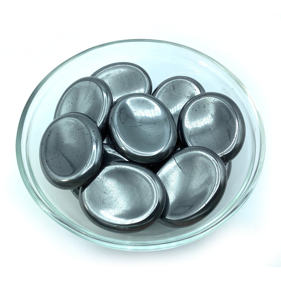 Hematite Thumb Stone (2/60g) #SK3918