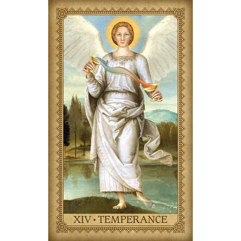 Angel holding book, Influence Of The Angels Tarot #IAT78