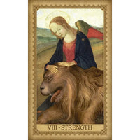 The Virgin and Lion from Influence of the Angels Tarot #IAT78 card deck