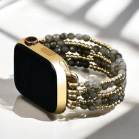 Labradorite Magic Stretch Apple Watch Strap #LV9180 - Large