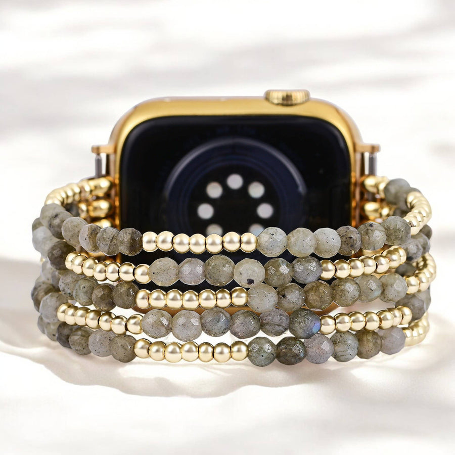 Labradorite Magic Stretch Apple Watch Strap #LV9180 - Large