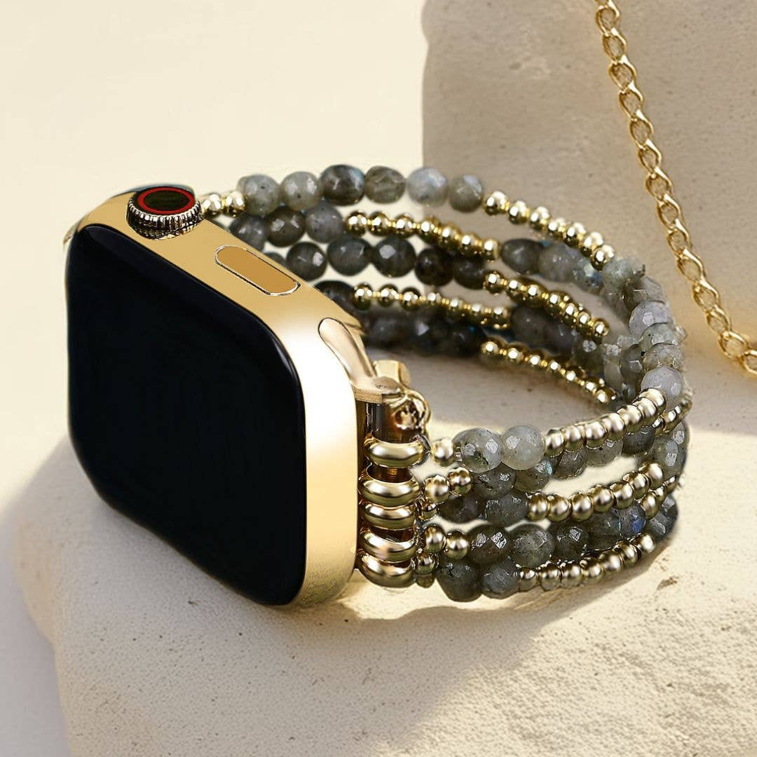 Labradorite Magic Stretch Apple Watch Strap #LV9180 - Large