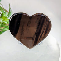 Midnight Lace Obsidian 2.7’’ Heart #LV9274 - $42