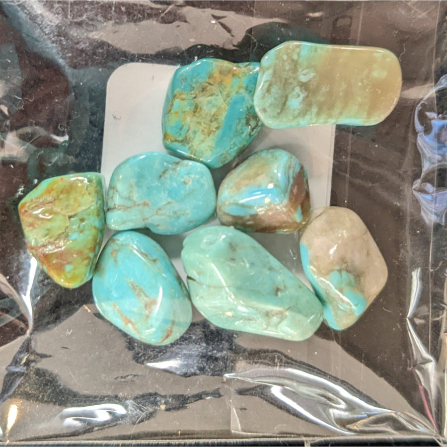 Mini Crafting Stones #C031 - Turquoise 7gm - $9.95