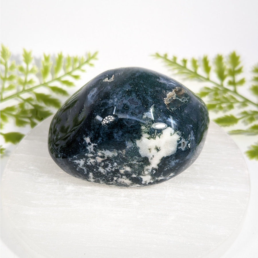 Moss Agate 3.1" Energy Stone #BC1483
