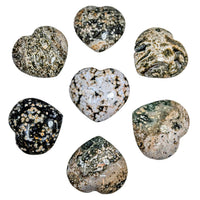 Ocean Jasper 1.5 - 1.7’’ Heart #LV4822 - $16