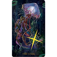 Jellyfish tarot card from Orien’s Animal Tarot deck, ideal for tarot readers and enthusiasts
