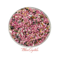 50 Carats Gem PINK & GREEN TOURMALINE Rough Mini Stone 