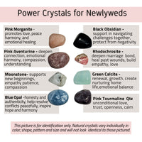 Power Crystals for Newlyweds Companion Set of 8 Tumbled