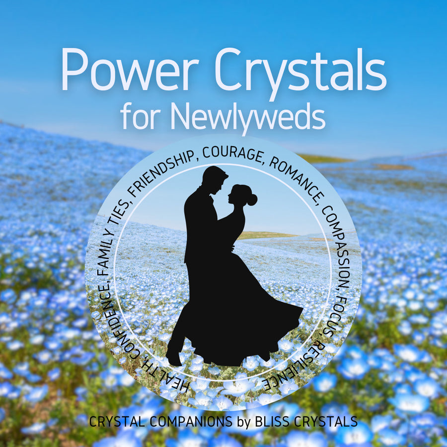 Power Crystals for Newlyweds Companion Set of 8 Tumbled