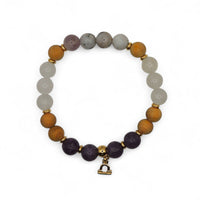 Premium Zodiac Beaded Bracelet w/ 18k Gold Fill Charm