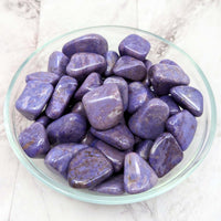 Purple Jade Tumble Stone (1-1.5’’) #LV2293 - $22