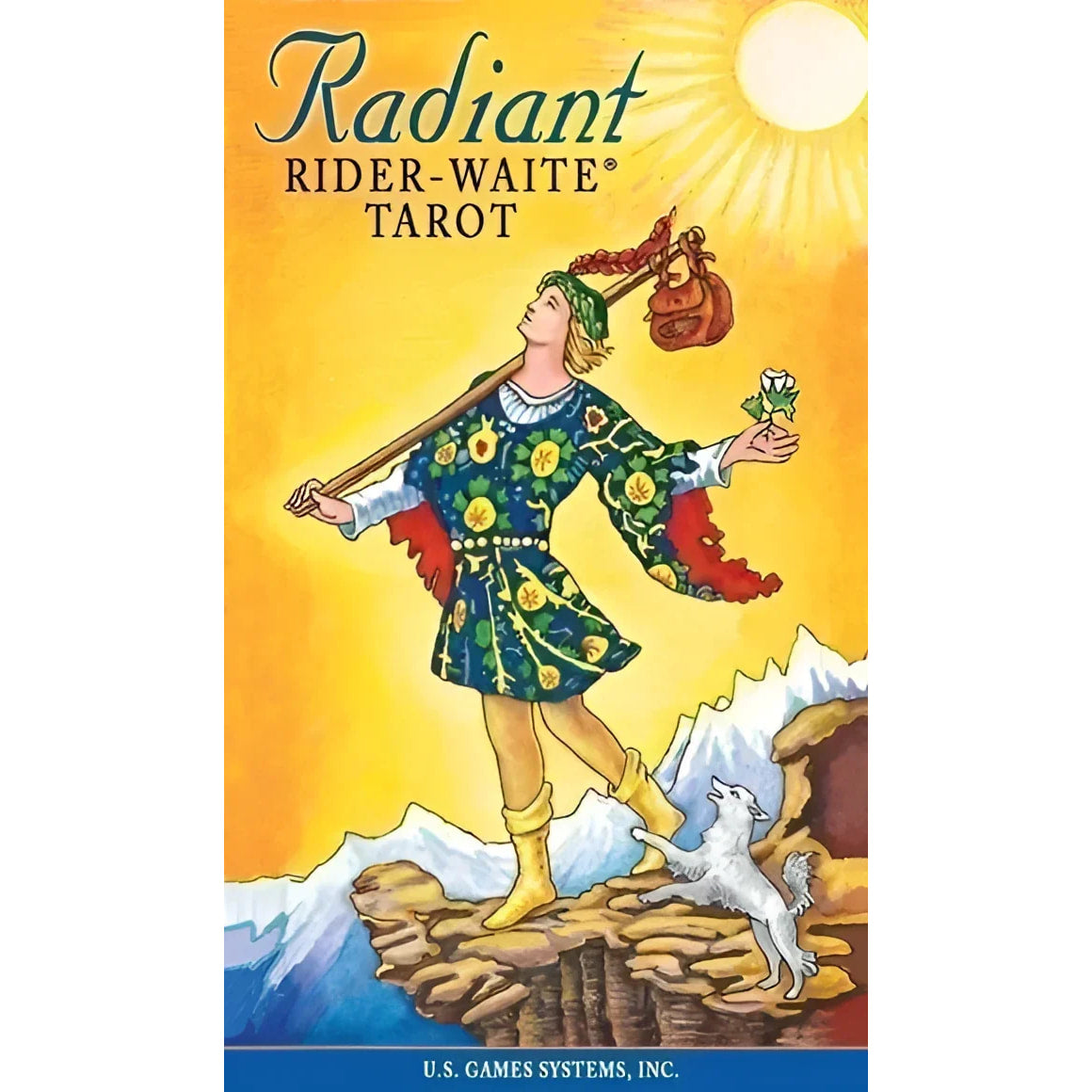 Cover of ’Rat, the Tale of the Red-Headed’ displayed with Radiant Rider-Waite® Tarot Deck Box