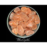 1 Red Hematoid QUARTZ Large Tumbled Stone Harlequin #RQ32