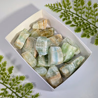 1lb Bulk Lot Pistachio Green Calcite 1.8 - 1.9