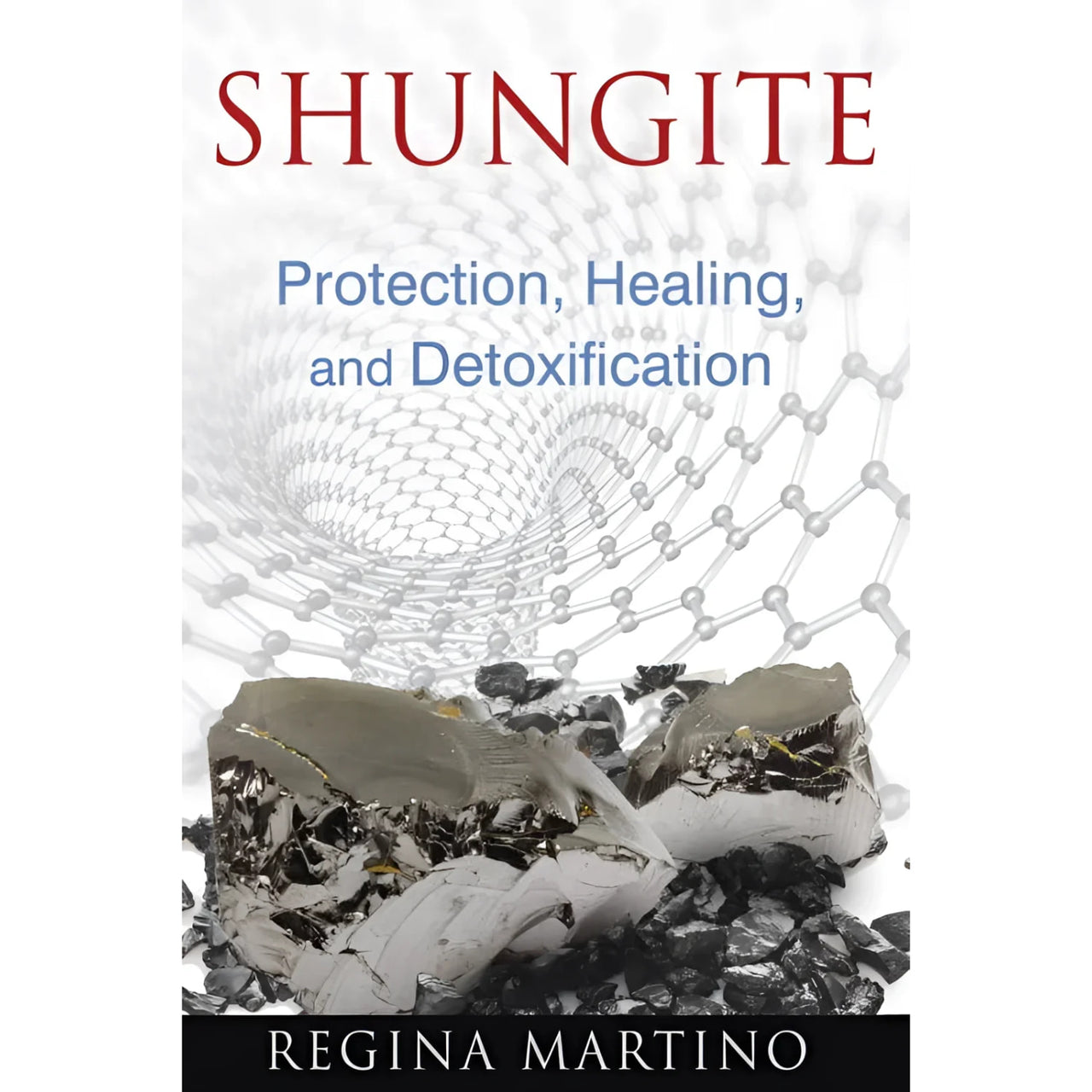 Shungite book cover from Shungite by Regina Martino product listing