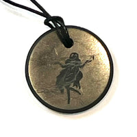 Shungite Zodiac Necklace #J584 - Virgo - $25