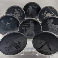 Shungite Zodiac Tile Plate #C091