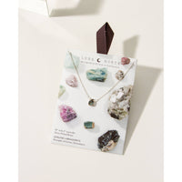 Silver Delicate Gemstone Necklace- Labradorite #LV9110 - $39