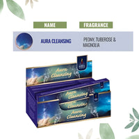 Soul Sticks Natural Incense Box with Soap, Green Leaf & Blue Background