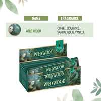 Soul Sticks Natural Incense Stick #Q350 with Wild Wood Coffee scent for a calming atmosphere