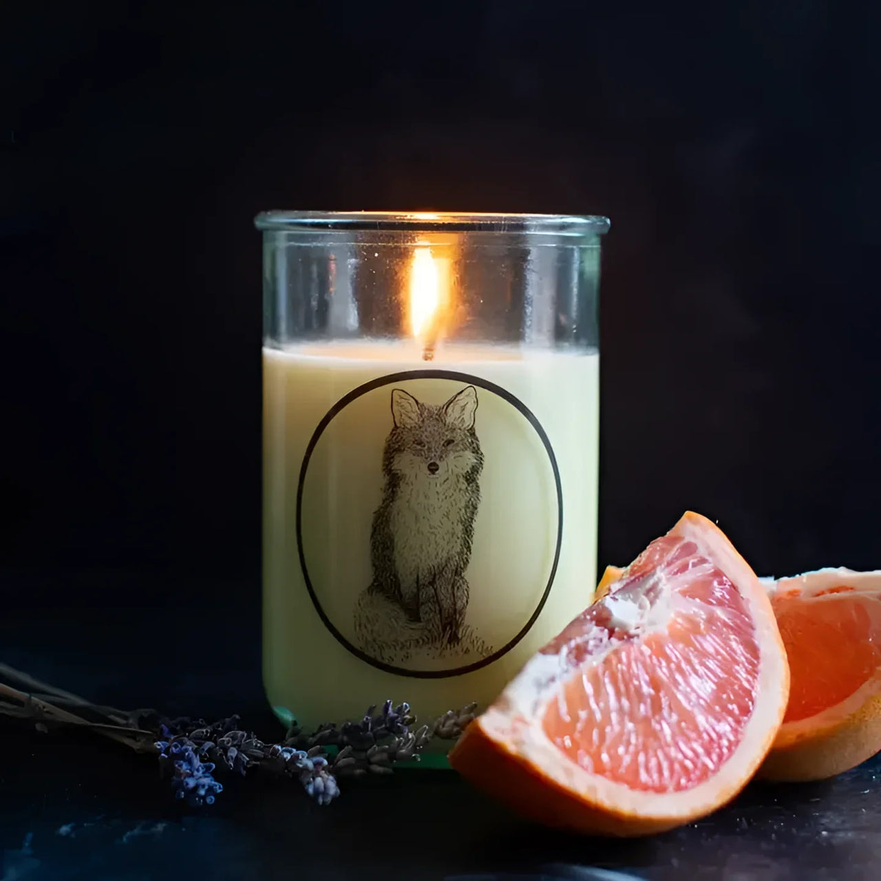 Soy Candle with Cotton Wick - the White Lodge & Hermitage