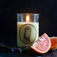 Soy Candle with Cotton Wick - the White Lodge & Hermitage