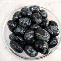 Spider Web Obsidian Tumble Stone (1.2’’) #LV2269 - $9.95