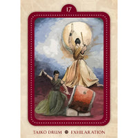 Taiko drum performance on Spirit of the Drum Oracle by Barbara Meiklejohn-Free