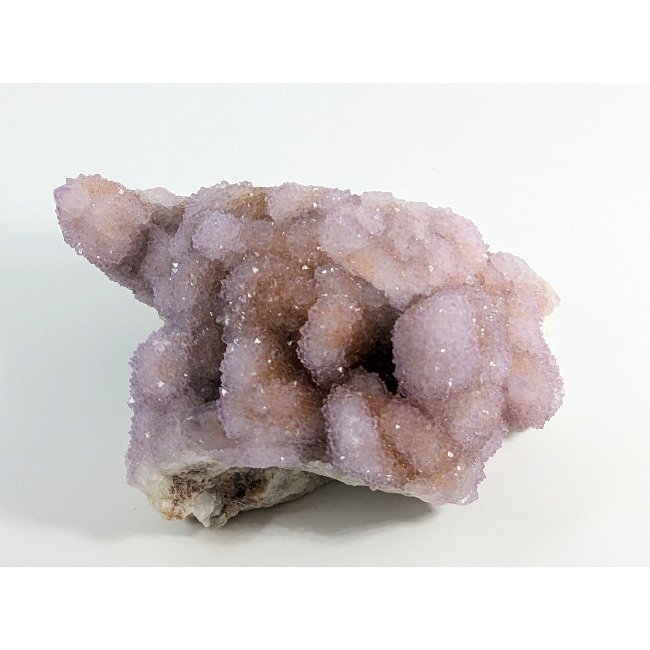 Spirit Quartz #R185: lavender and brown amethyst crystal cluster