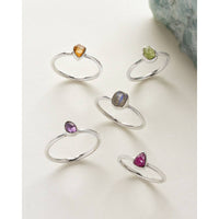 Sterling Silver Shine On Ruby Ring- Size’s 5-9 #LV9124