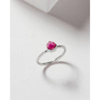 Sterling Silver Shine On Ruby Ring- Size’s 5-9 #LV9124