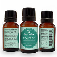 Three bottles of Tea Tree Essential Oil Single Note by Best of Nature #BN54