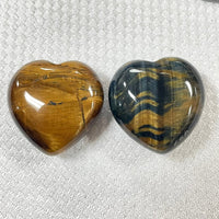 Tiger’s Eye Puffy Heart 1.2” #H053 - $8.95