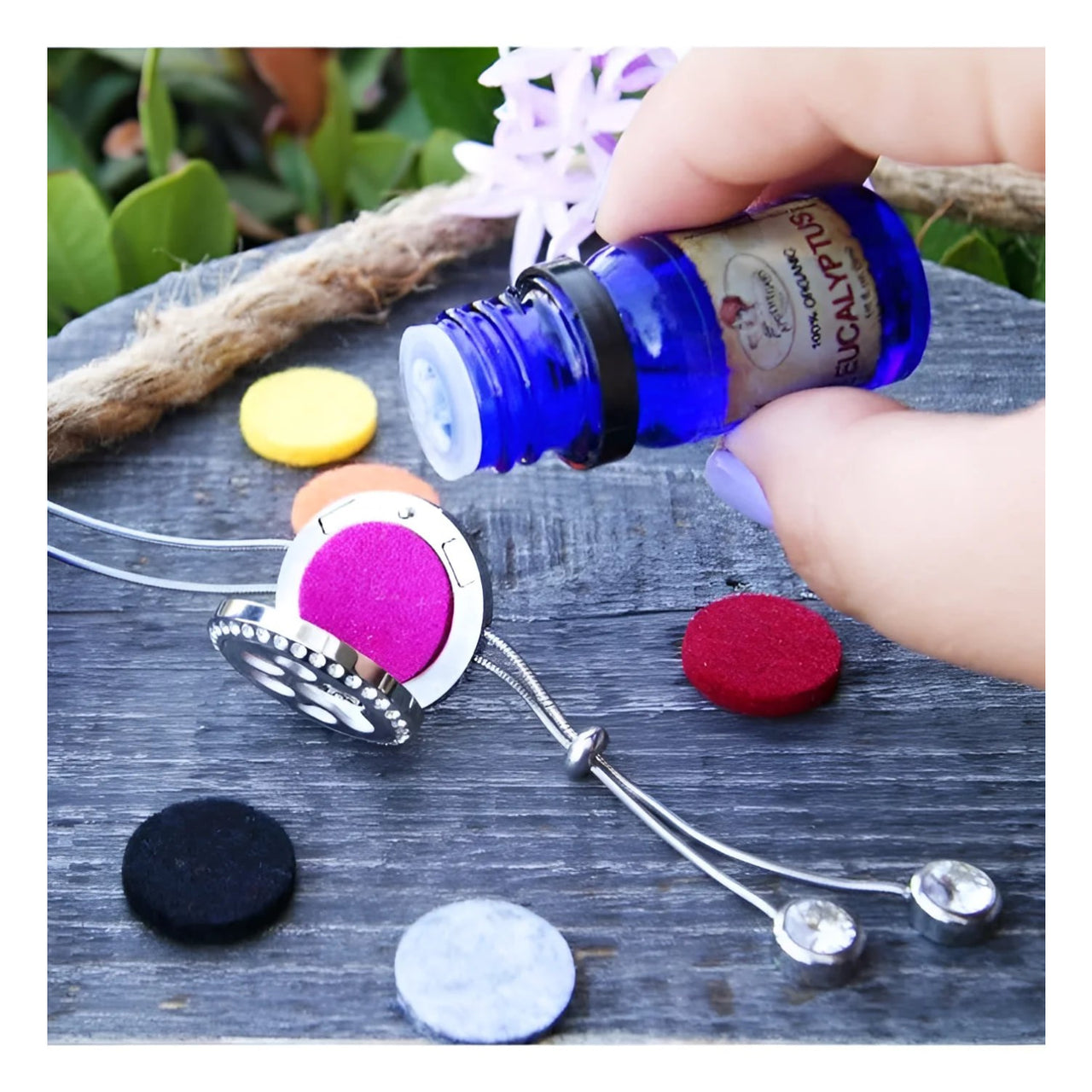 Tree of Life Aromatherapy Essential Oil Necklace Jewelry