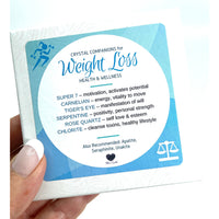 Weight Loss Crystal Companion Set w Gift Box #SK6983K - $39