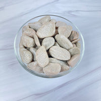 White Aventurine Tumbled Stone in a bowl on marble counter #WA01 - Pick Your Size