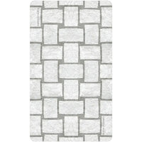 White and gray brick wallpaper featured in the White Sage Tarot #WST80 collection