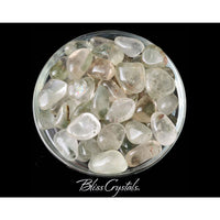2 CHLORITE Quartz Tumbled Stone Green Healing Crystal #CL02