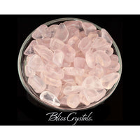 2 Small PINK GIRASOL Quartz Tumbled Stone - Moon Quartz 