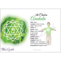 7 Chakra Information Card Set Double sided All 7 Chakra 