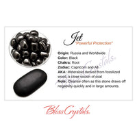 JET Crystal Information Card Double sided #HC131
