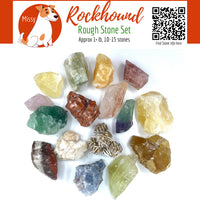 Rockhound Mixed Calcite and Rough Stone Set Missy #RH02 - 